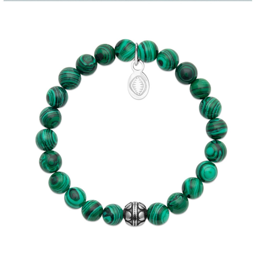 Bracelet en pierre naturelle Malachite pour femme - Bubble Style Store