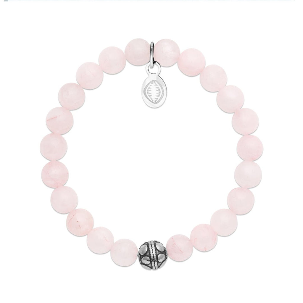 Bracelet en pierre naturelle Quartz Rose pour femme - Bubble Style Store