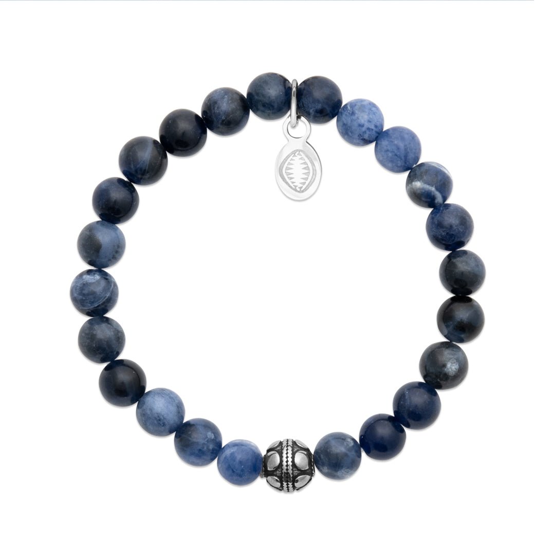 Bracelet en pierre naturelle Sodalite Bleu pour femme - Bubble Style Store